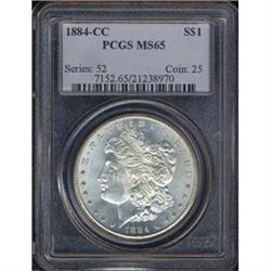 [L#4352] 1884-CC $1 PCGS MS65