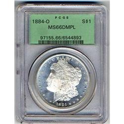 [L#4358] 1884-O $1 PCGS MS66DMPL