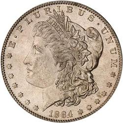 [L#4361] 1884-S $1 NGC MS61