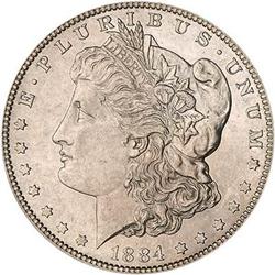 [L#4362] 1884-S $1 PCGS AU58