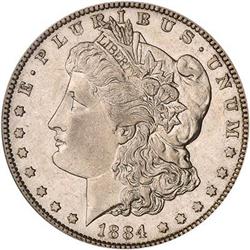 [L#4365] 1884-S $1 NGC AU55