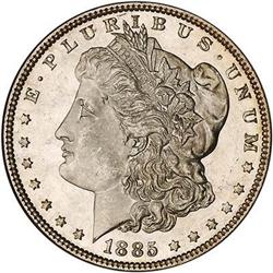 [L#4367] 1885 $1 NGC MS65DPL