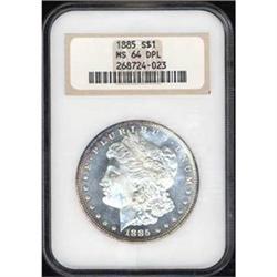 [L#4368] 1885 $1 NGC MS64 DPL