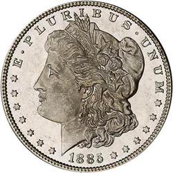 [L#4369] 1885 $1 NGC MS64 DPL