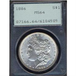 [L#4393] 1886 $1 PCGS MS64