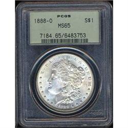 [L#4424] 1888-O $1 PCGS MS65
