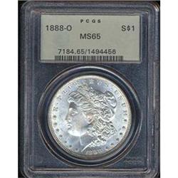 [L#4425] 1888-O $1 PCGS MS65