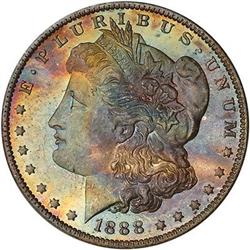 [L#4426] 1888-O $1 NGC MS64 Prooflike toned