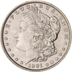 [L#4441] 1891 $1 NGC MS65