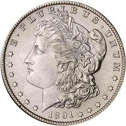 [L#4444] 1891-S $1 NGC MS66