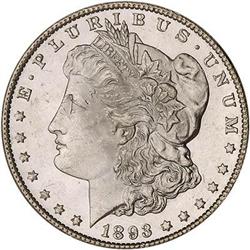 [L#4452] 1893-CC $1 PCGS MS63