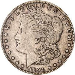 [L#4459] 1894 $1 PCGS VF25