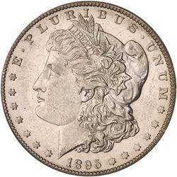 [L#4466] 1895-O $1 NGC AU58