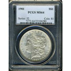 [L#4492] 1901 $1 NGC MS64