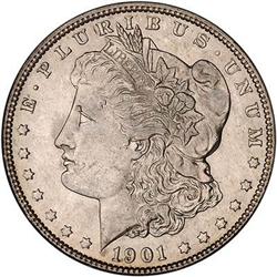 [L#4495] 1901 $1 NGC MS61