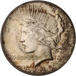 [L#4515] 1921 Peace $1 PCGS MS65