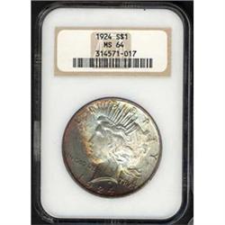 [L#4538] 1924 $1 NGC MS64