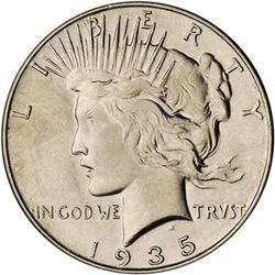 [L#4541] 1935 $1 NGC MS64