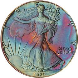 [L#4545] 1989-S Silver Eagle ICG PR68 DCAM Nice Toning