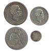 Image 1 : [L#4553] 4 VARIOUS 1883 HAWAIIAN COINS