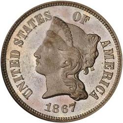 [L#5003] 1869 Patern 5c J570 NGC PF66 Cameo