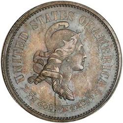 [L#5007] 1870 Pattern 10c J837 PCGS PF65