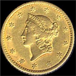 [L#5015] 1849 G$1 Lg head AU50