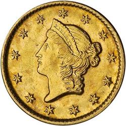 [L#5018] 1849-O G$1 NGC MS61