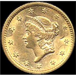 [L#5030] 1852 G$1 AU55 indentation