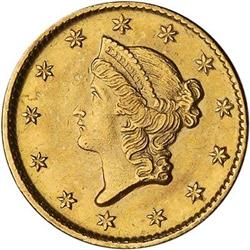 [L#5032] 1852-D G$1 NCS Unc details cleaned