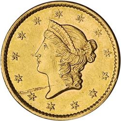 [L#5045] 1854-S G$1 NGC AU58