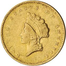 [L#5058] 1855-C G$1 NGC EF45