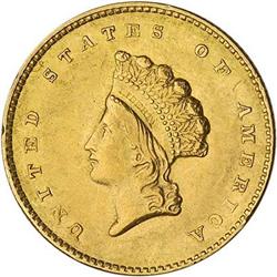 [L#5060] 1855-O G$1 NGC AU58