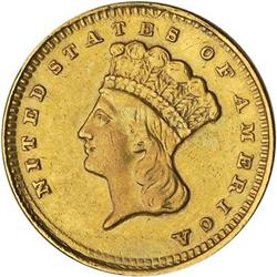 [L#5066] 1856-D G$1 NCS A U details, altered surf