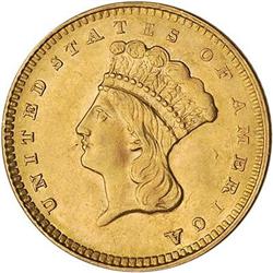 [L#5067] 1857 G$1 NGC MS62