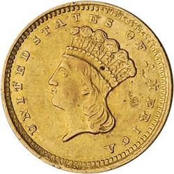 [L#5069] 1857-C G$1 NGC AU58