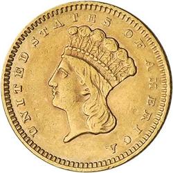 [L#5079] 1859-S G$1 NCS A U details obv scratched