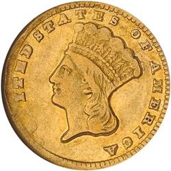 [L#5081] 1860-D G$1 NGC AU53