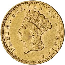 [L#5083] 1860-S G$1 NGC AU58