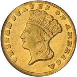 [L#5086] 1861-D G$1 PCGS AU58