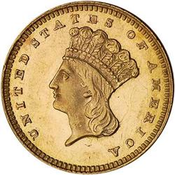 [L#5092] 1865 G$1 NGC MS64