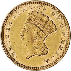[L#5094] 1867 G$1 NCS A U details obv damage