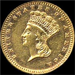 [L#5116] 1884 G$1 AU55 clnd