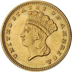 [L#5125] 1889 G$1 NGC MS64