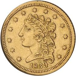 [L#5133] 1839-D $2.50 NGC AU53