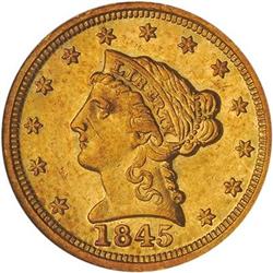 [L#5135] 1845-D $2.50 NGC MS61