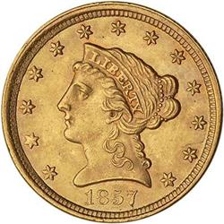 [L#5140] 1857 $2.50 NGC MS64