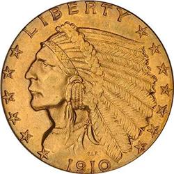 [L#5154] 1910 $2.50 PCGS MS64