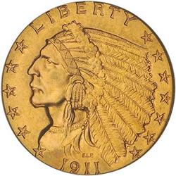 [L#5156] 1911-D $2.50 PCGS MS64