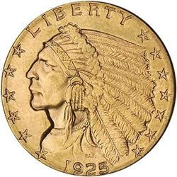 [L#5164] 1925-D $2.50 NGC MS63